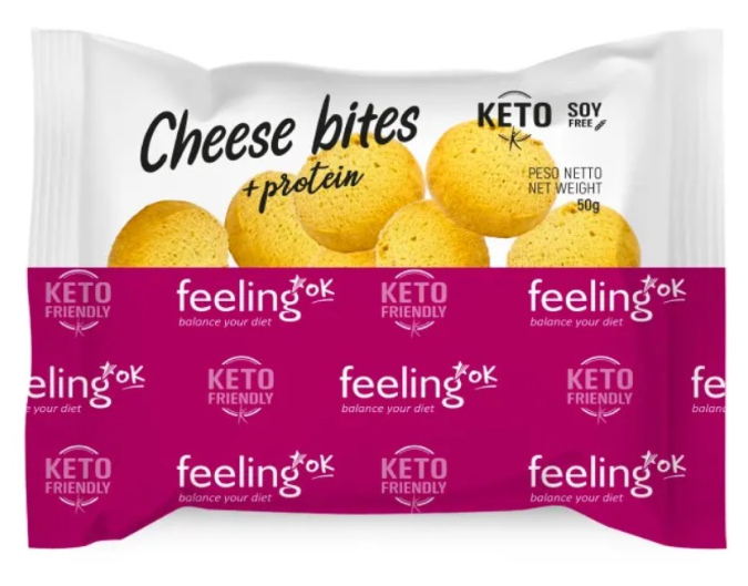 Feeling OK +Protein Cheese Bites 50 g